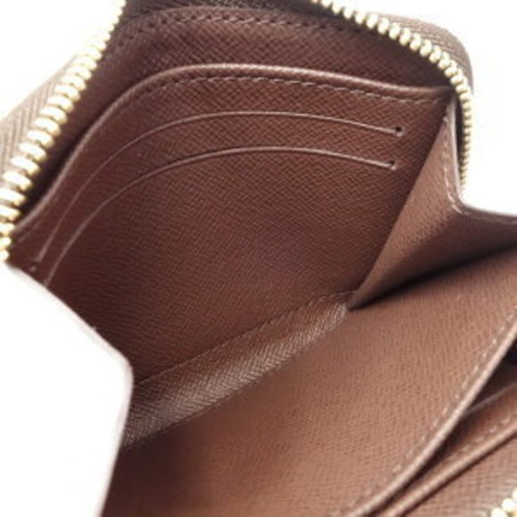 LOUIS VUITTON Coin Case Damier Ebene Brown Zippy Brown - Picture 3 of 7